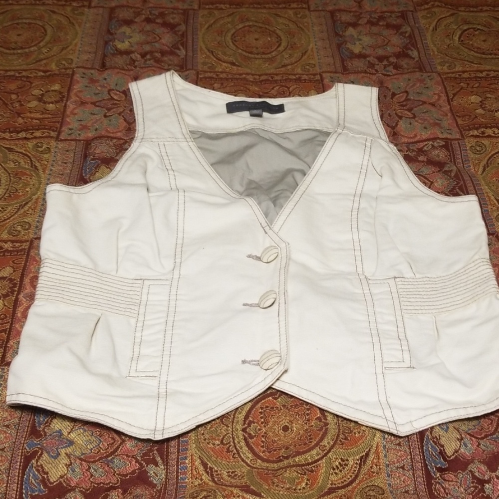 Proenza Schouler Button Front Waistcoat Vest